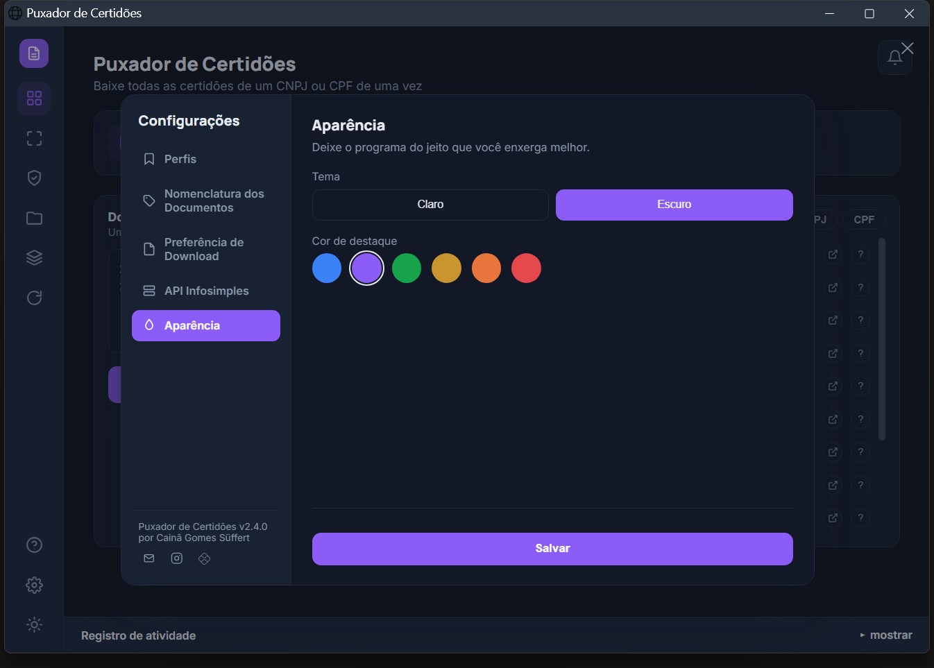 Aparência